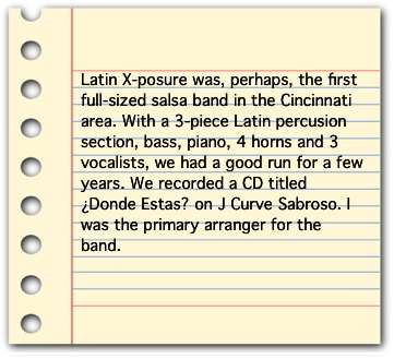 Latin X note