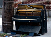 broken piano
